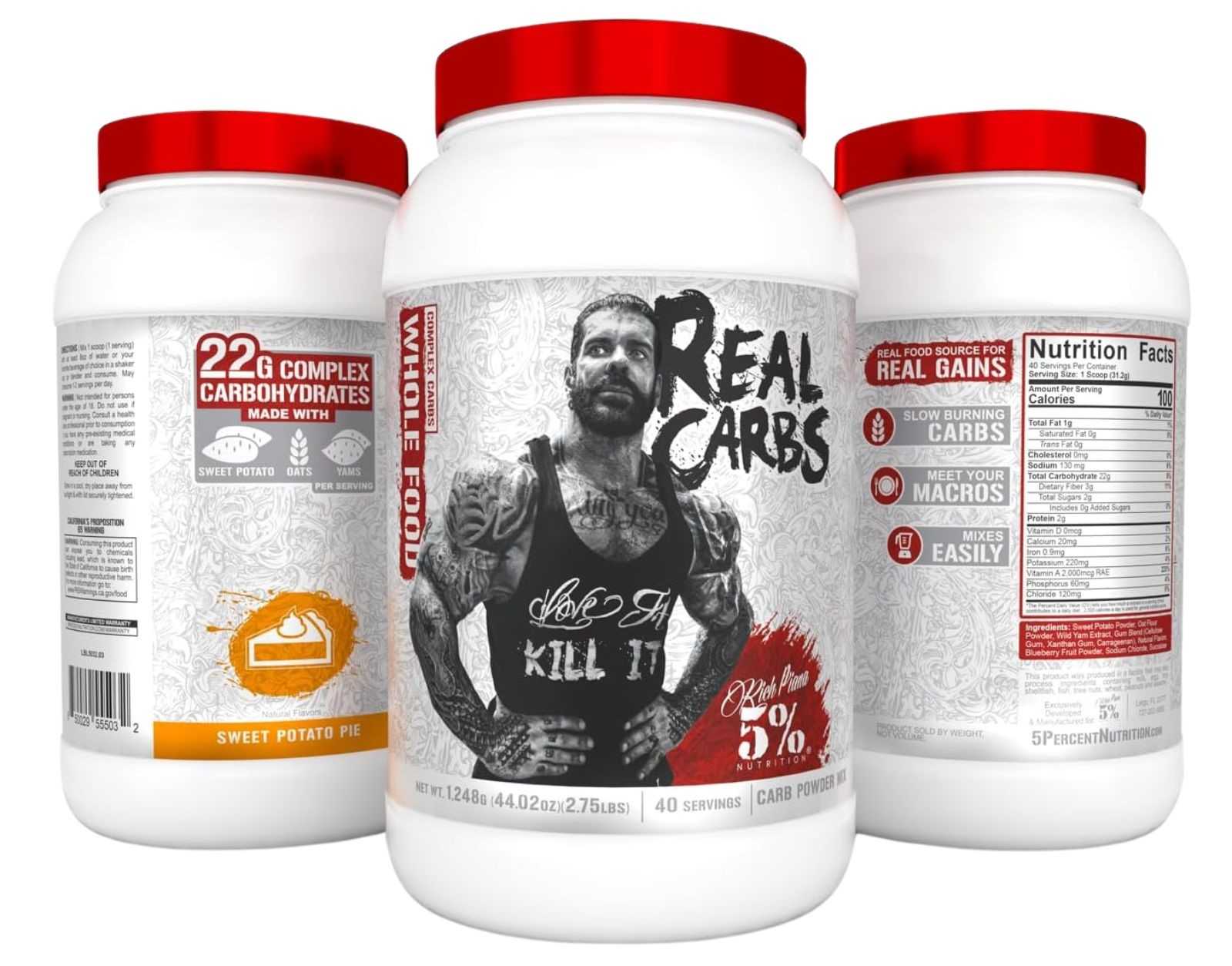 Rich Piana 5% Nutrição Carboidratos Reais 40 porções