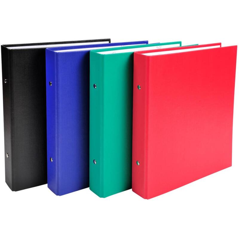 Classeur rembordé polypropylène format ecolier 2 anneaux 25mm - 230x215mm