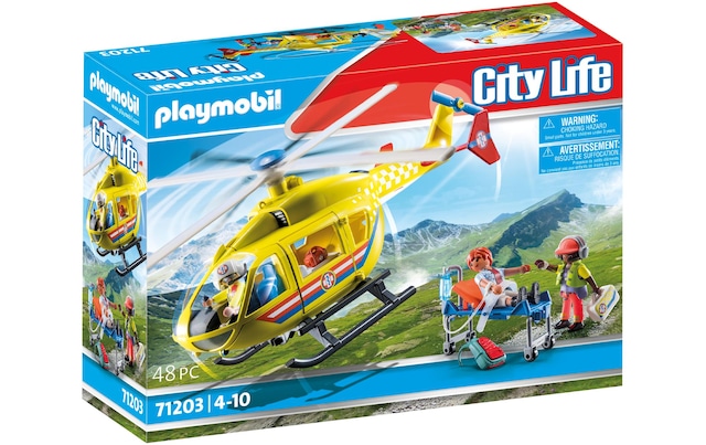 Playmobil® Spielbausteine »City Life Rettungshelikopter 71203«