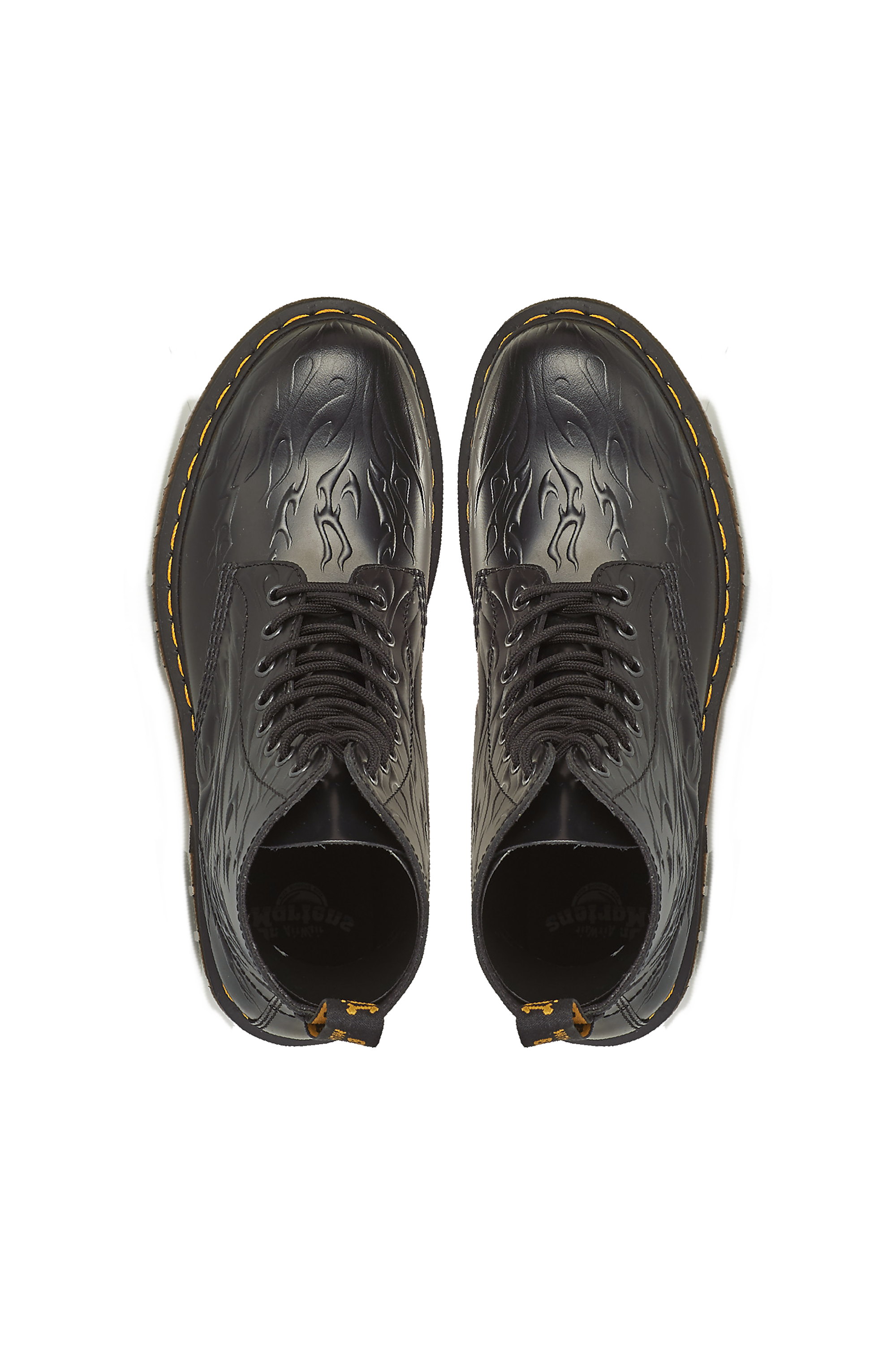 DR. MARTENS Boots 1460 FLAMES Noir