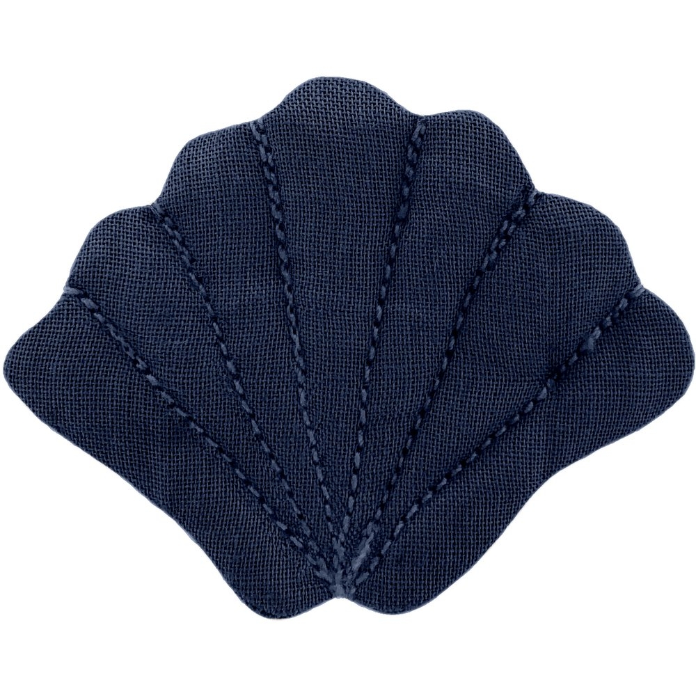 Barrette Coquillage Bleu Marine