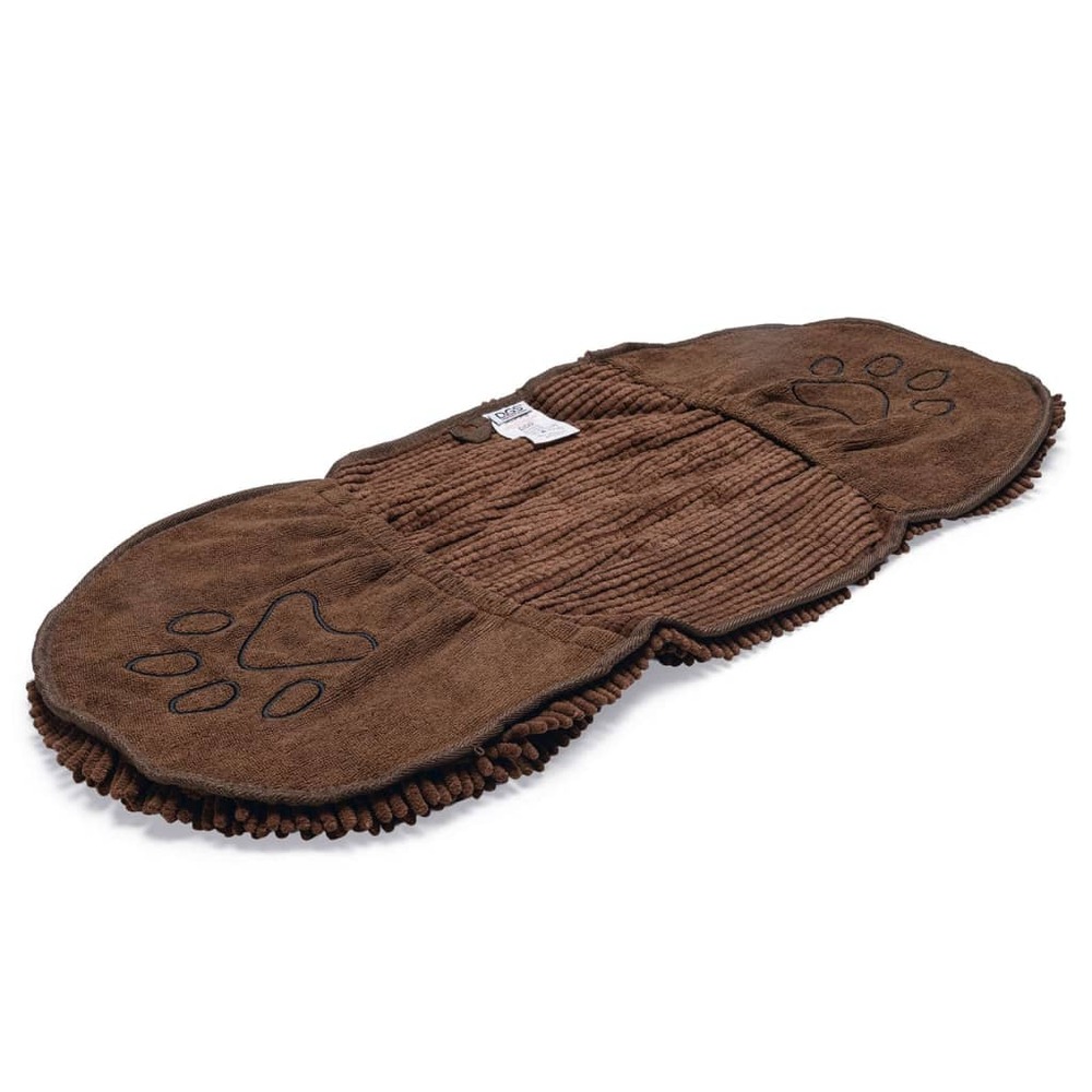 Serviette de toilette chien sale shammy 80x35 cm marron