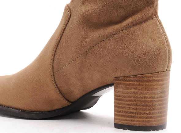 Fugitive bottes talons femme gigue marron