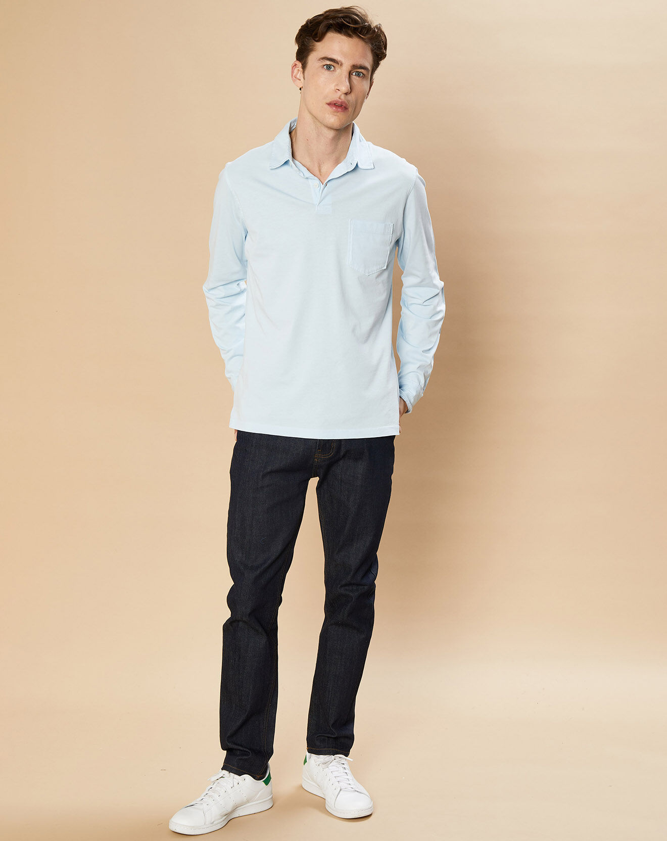 Hartford Polo Jersey bleu ciel