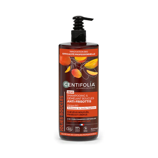 Centifolia Shampoing & Démêlant Boucles 2en1 - 500ml