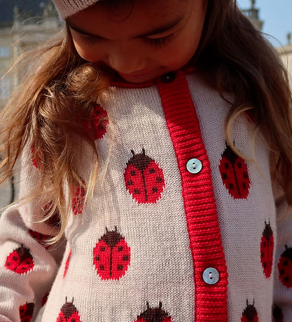 Konges Sløjd Cardigan - Strik - Uld - Belou - Ladybug