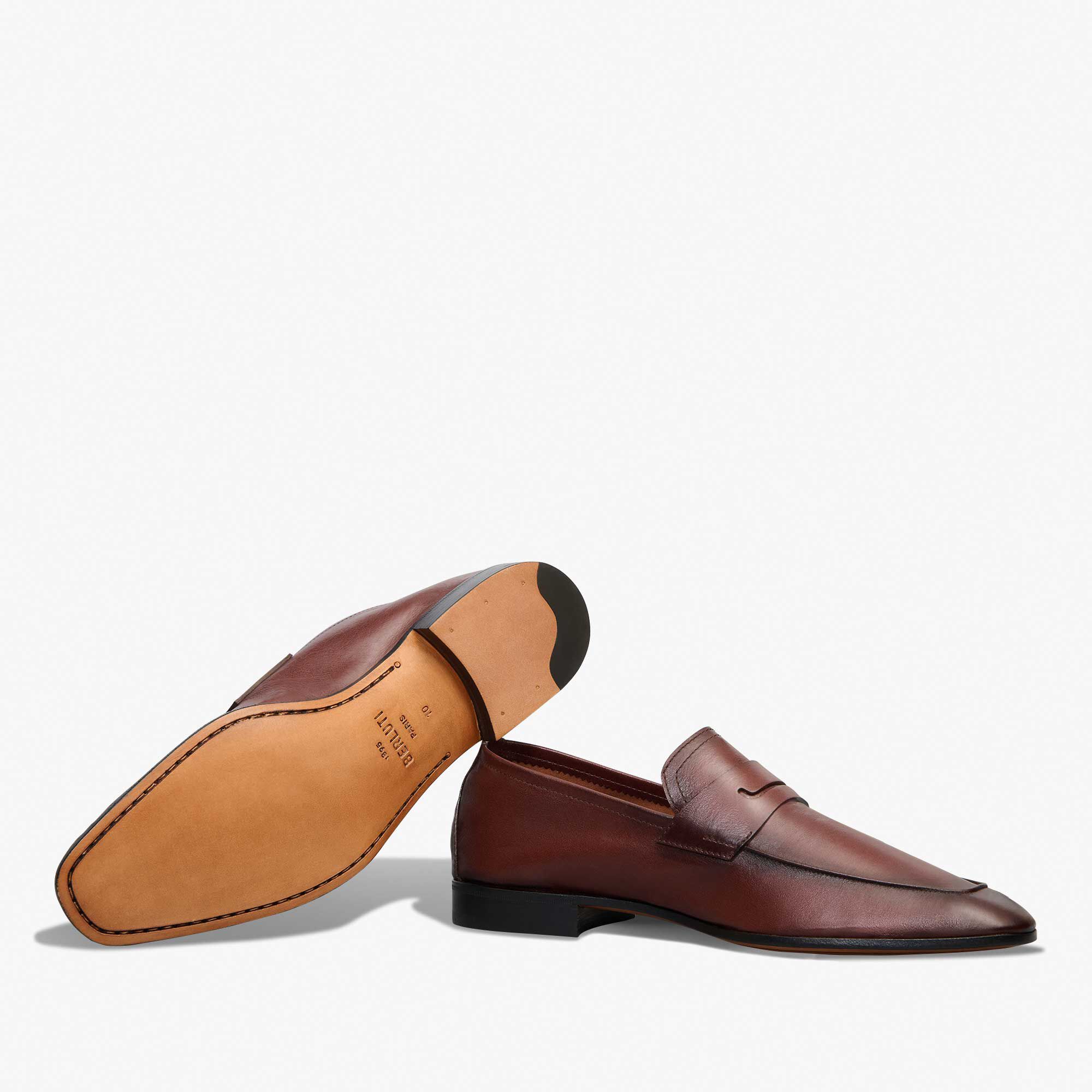 Mocassin Lorenzo En Cuir De Kangourou Scritto