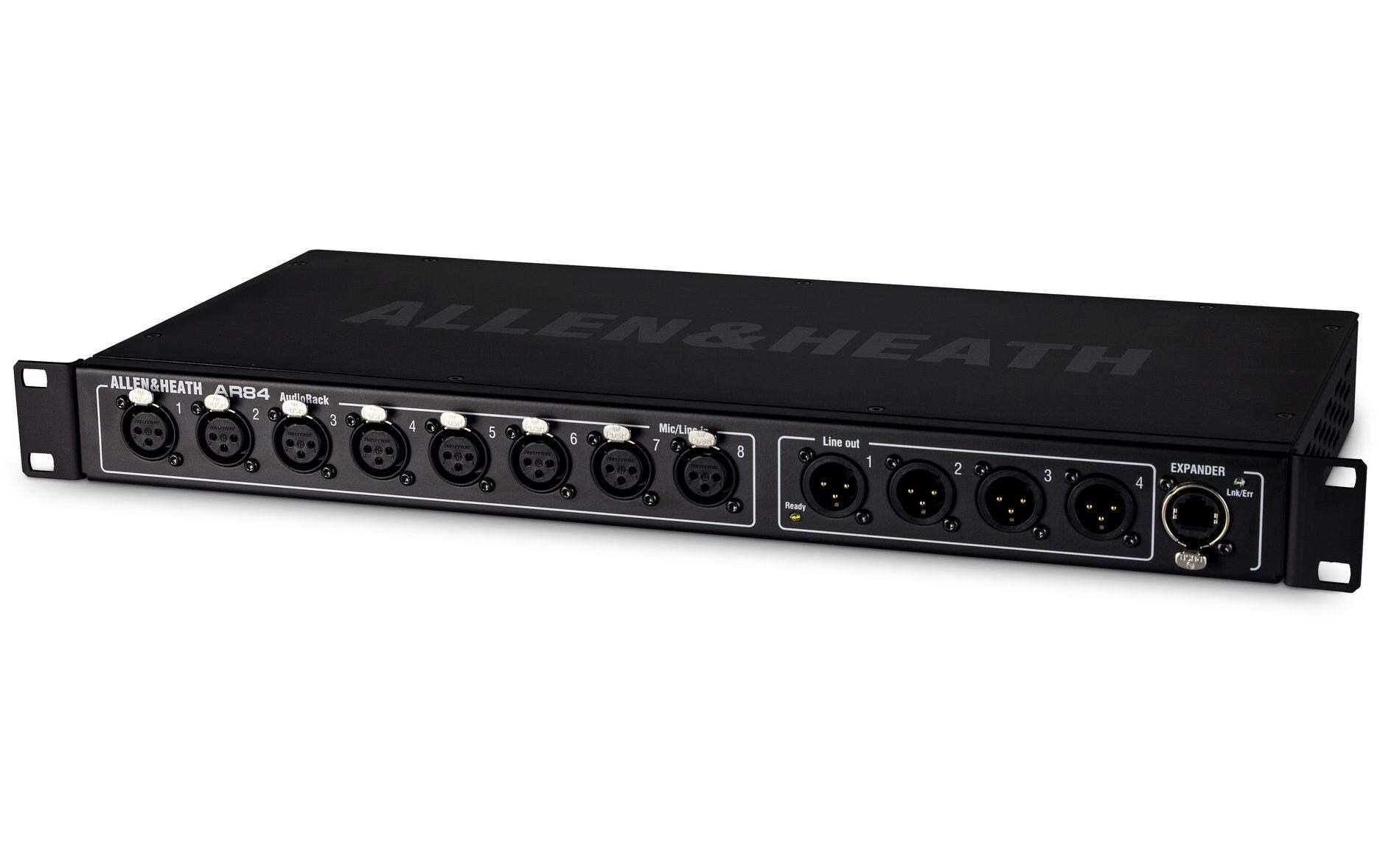 AR84 AudioRack<br>AudioRack mit 8 XLR Eingängen, 4 XLR Ausgängen