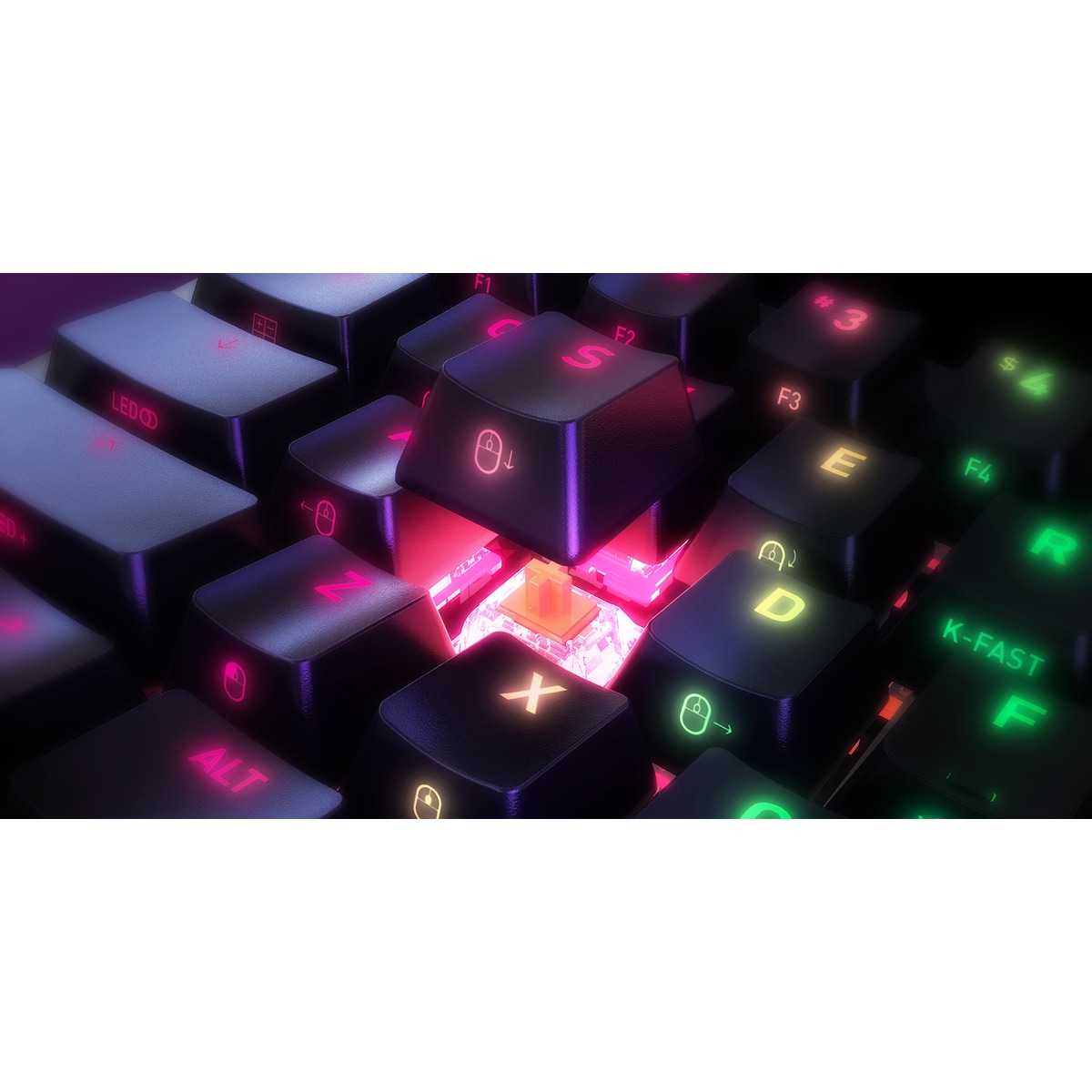 Xtrfy K5 RGB Compact gamingtastatur (sort)