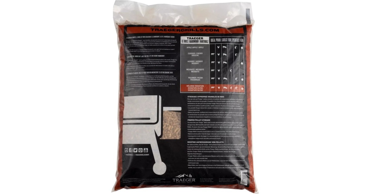 TraegerPellets van hardhout Signature brandstof  (9 kg)
