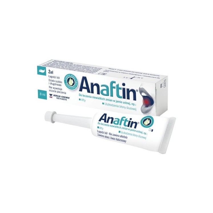 Anaftin gel voor gebruik in de mondholte 8 ml