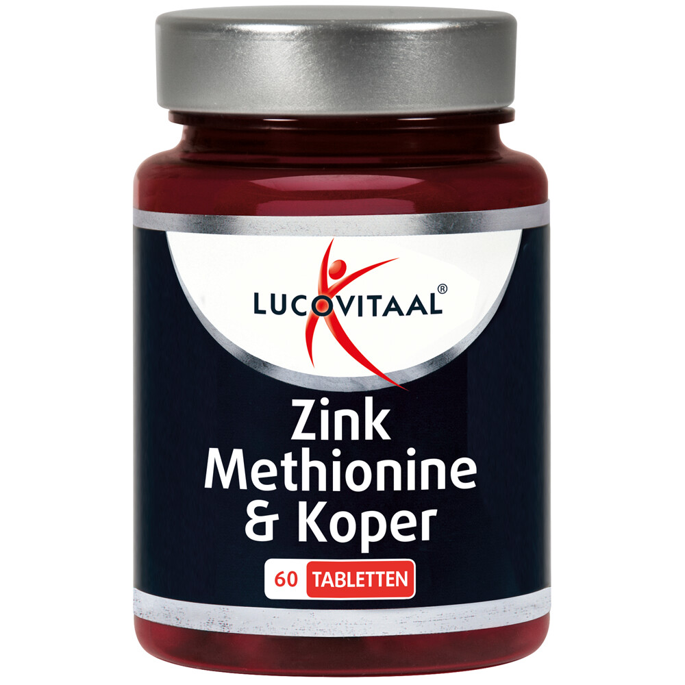 2x Lucovitaal Zink Methionine & Koper60 tabletten