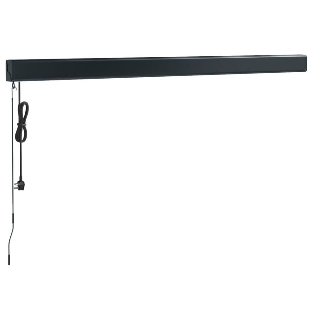 Auvent rétractable crème 3x2,5 m tissu et aluminium