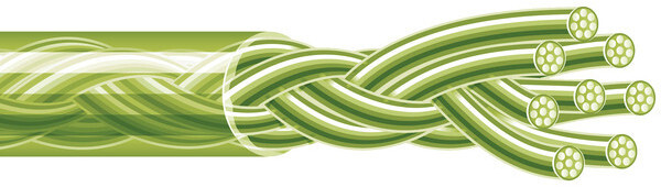 Spiderwire Stealth Smooth 8 Yellow Braid Tresse