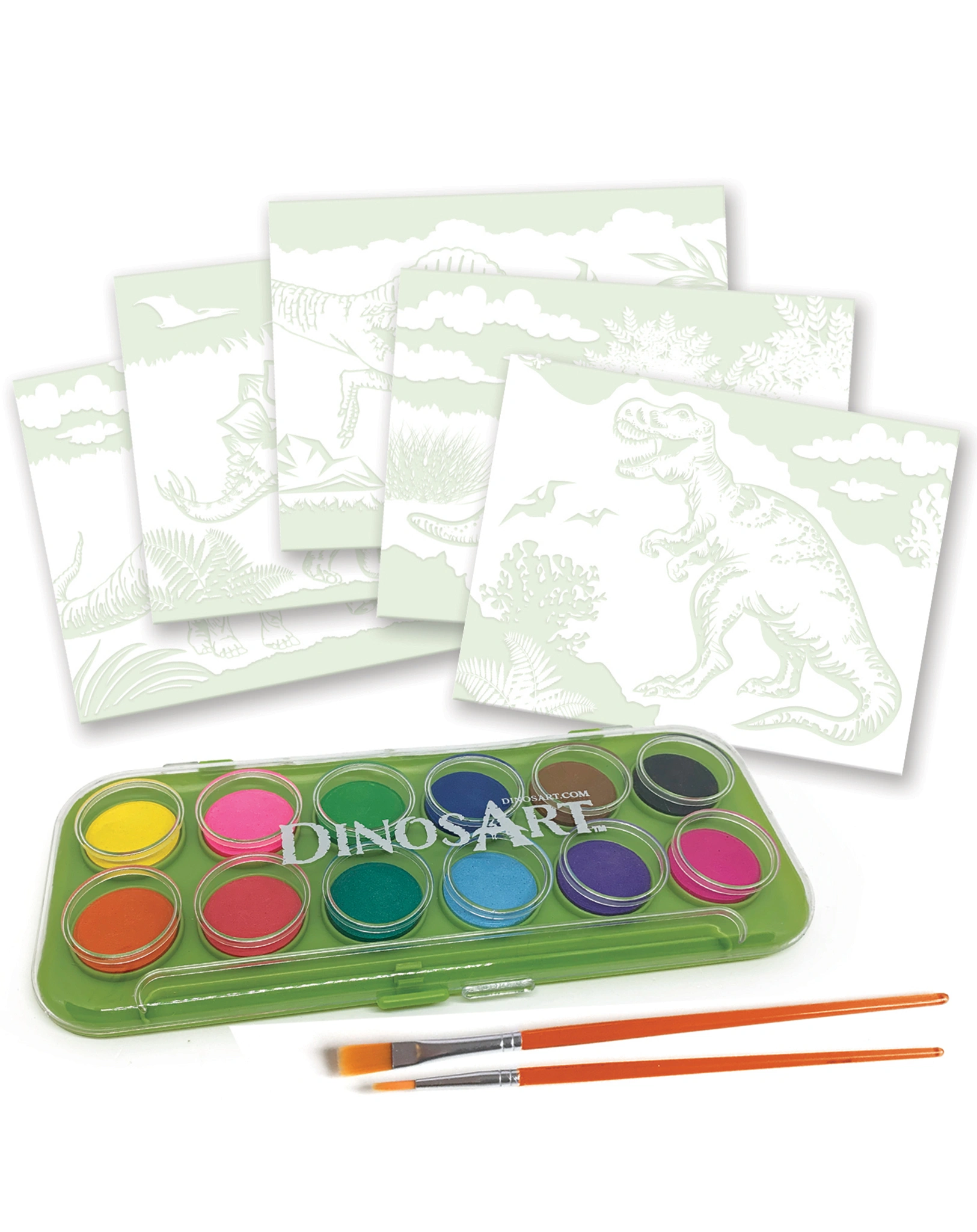 Aquarell-Malset DINOSART in bunt
