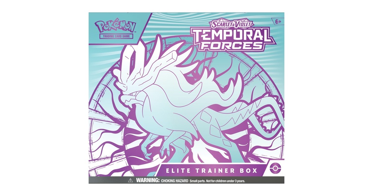 AsmodeePokémon TCG: Scarlet & Violet Temporal Forces Elite Trainer Box Verzamelkaarten  (Engels, Vanaf 2 spelers, Vanaf 6 jaar, assorti)