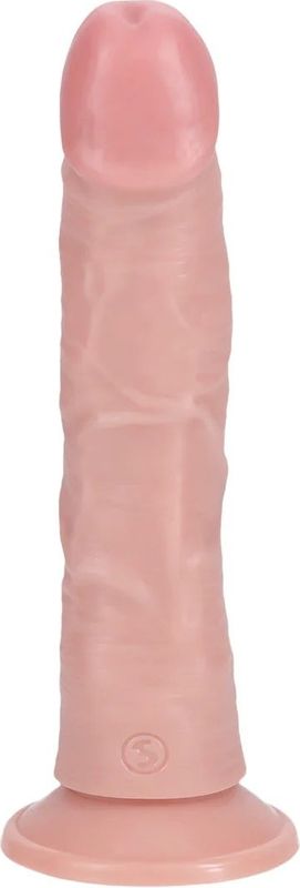RealRock- Vibrerende En Roterende Vibrator 20.5 cm – Huidkleur