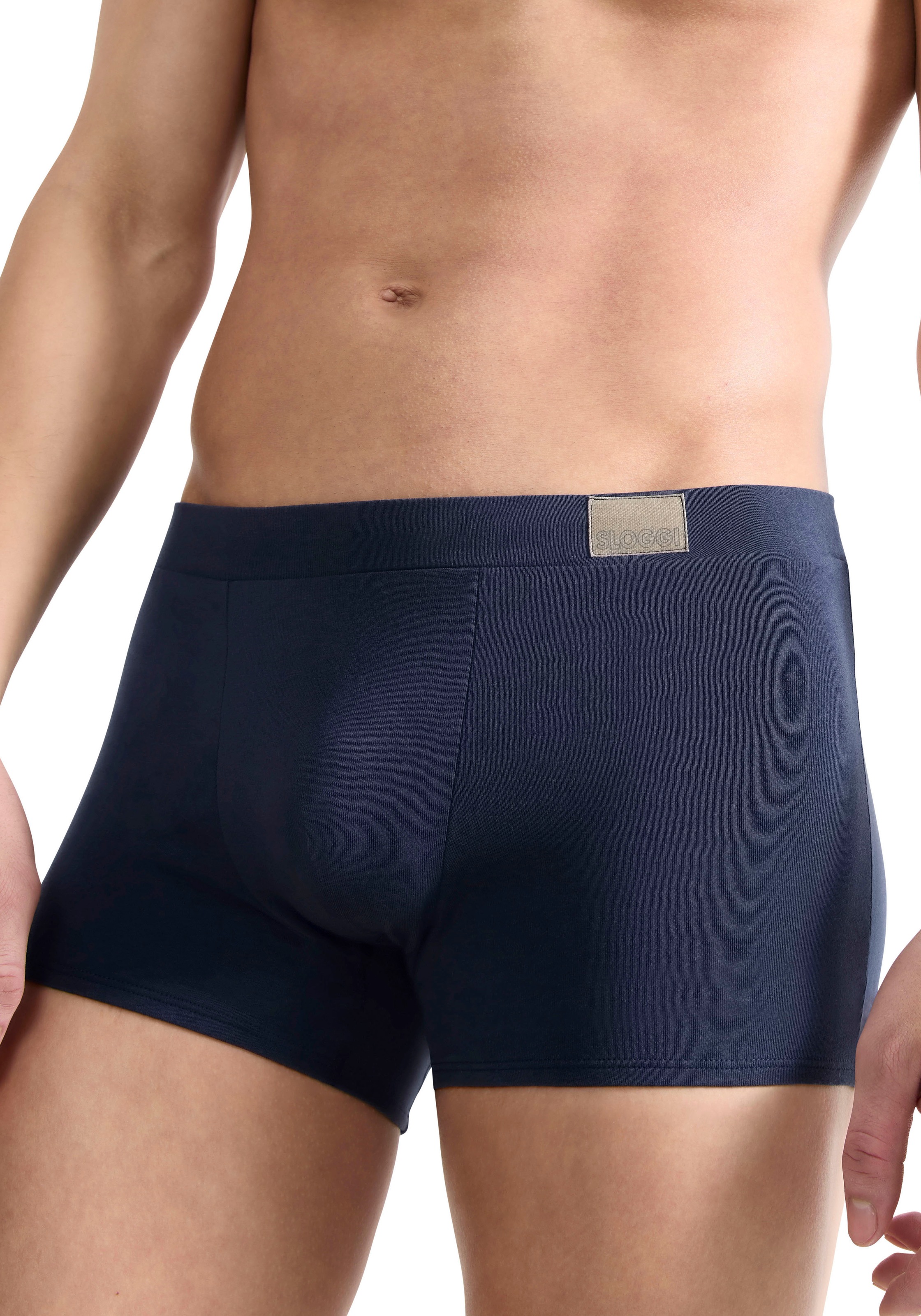 sloggi Hipster »Men GO Natural«, 2 Lässig, bequeme Basics, Baumwollmix, Soft-Bund, elastisch, weich