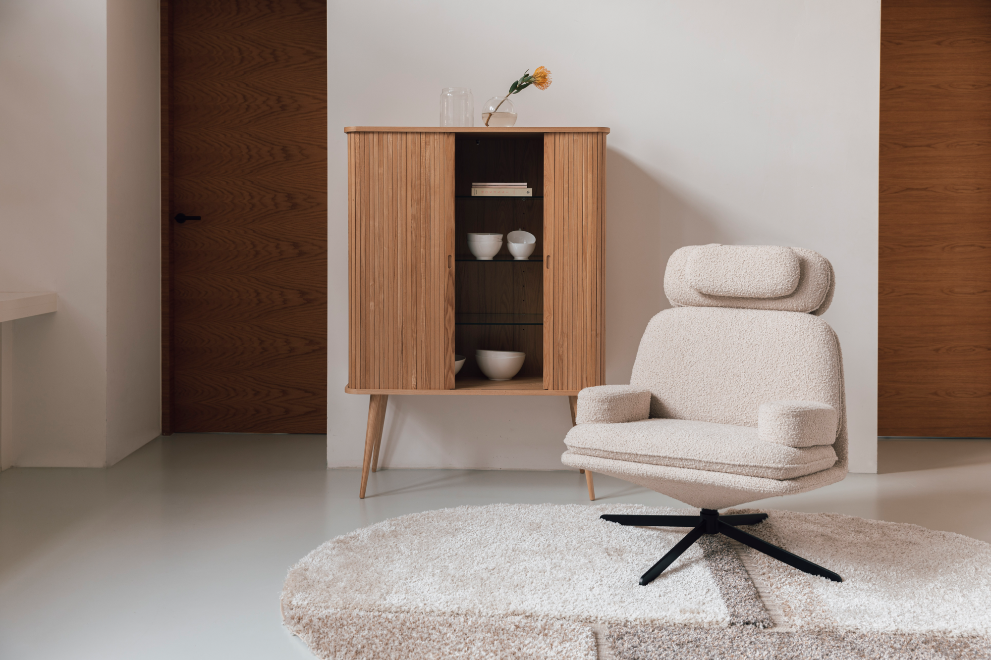 Wandkast Barbier naturel