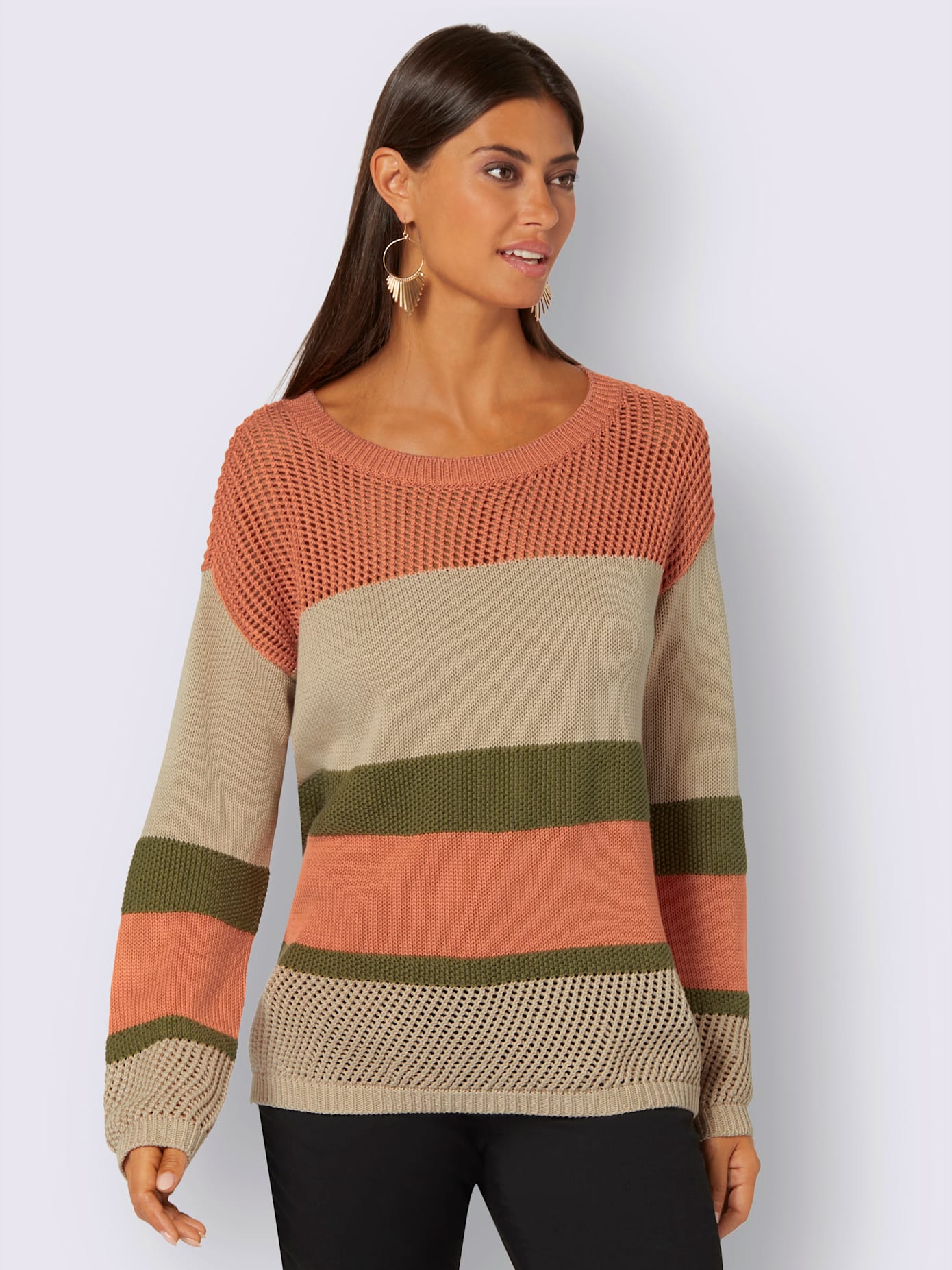 Pull mélange de cotons agréable
