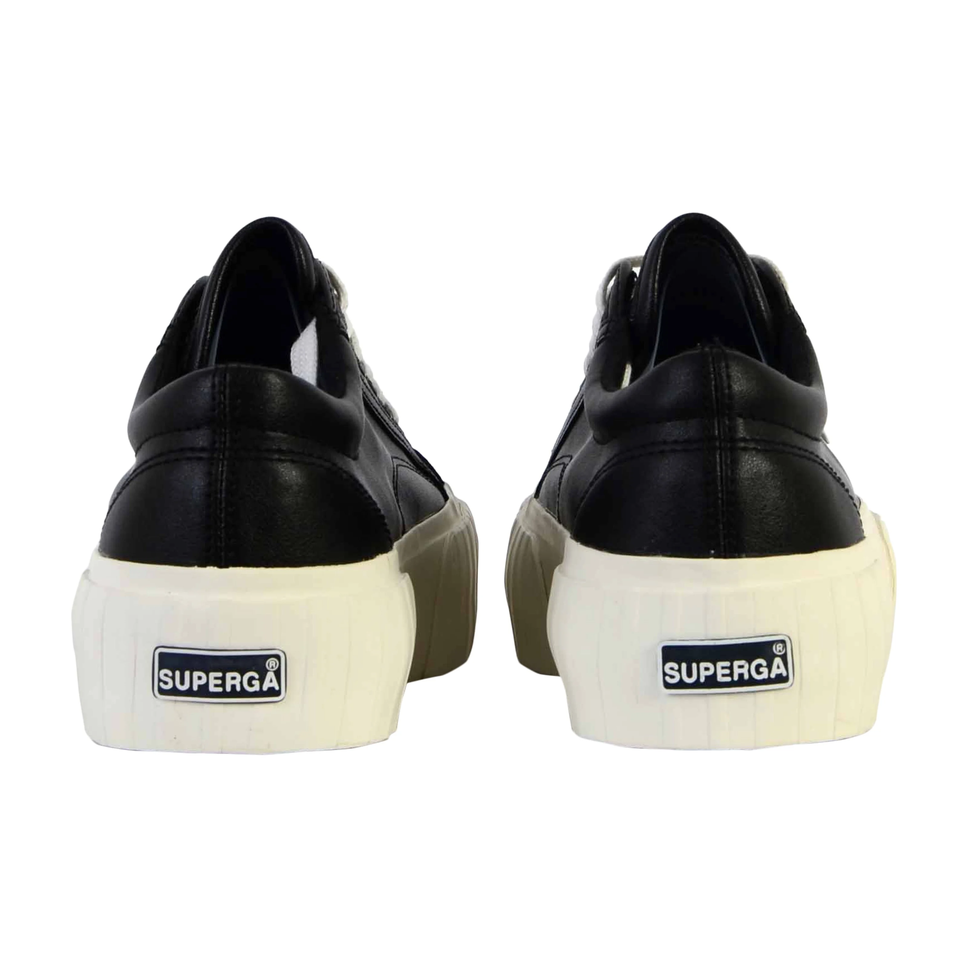 Basket à lacet superga stripe webbing | Noir
