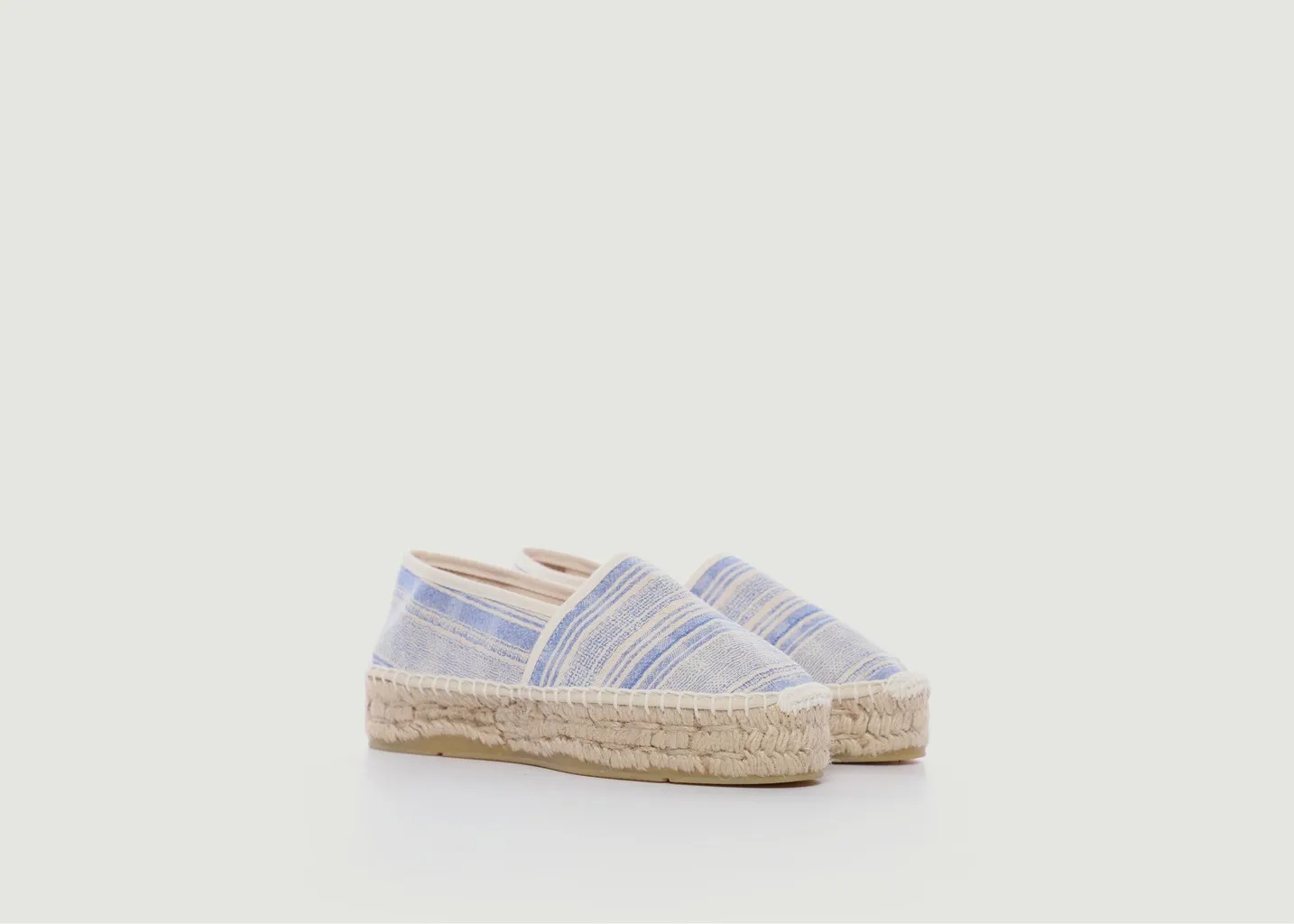 Espadrille Aduna en coton biologique et lin pare gabia