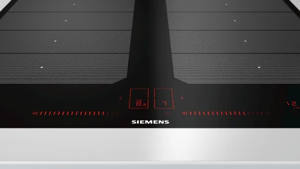 Siemens iQ700 EX601LXC1E - Induktions kogeplade - 4 plader - Niche - bredde: 56 cm - dybde: 50 cm - sort