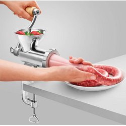Hachoir à viande Jack 8, aluminium, argent