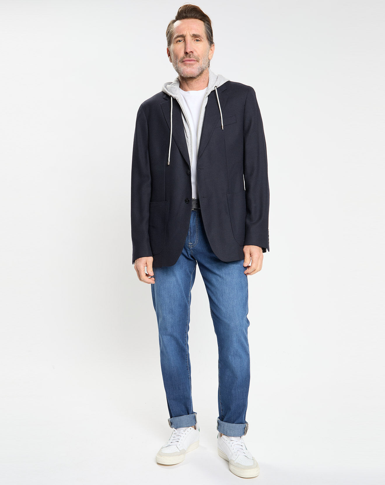 Hackett London Veste avec parement amovible bleu marine