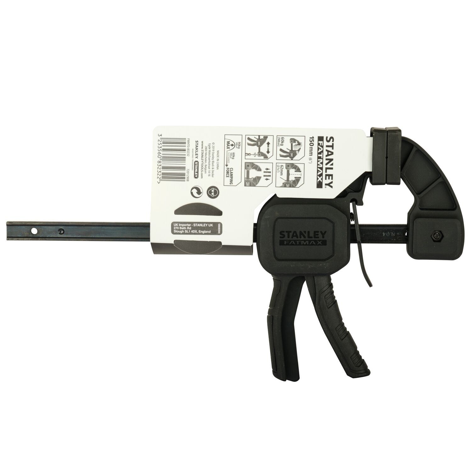 Stanley FMHT0-83232 FatMax™ Eenhandslijmtang/spreider M - 150/62mm
