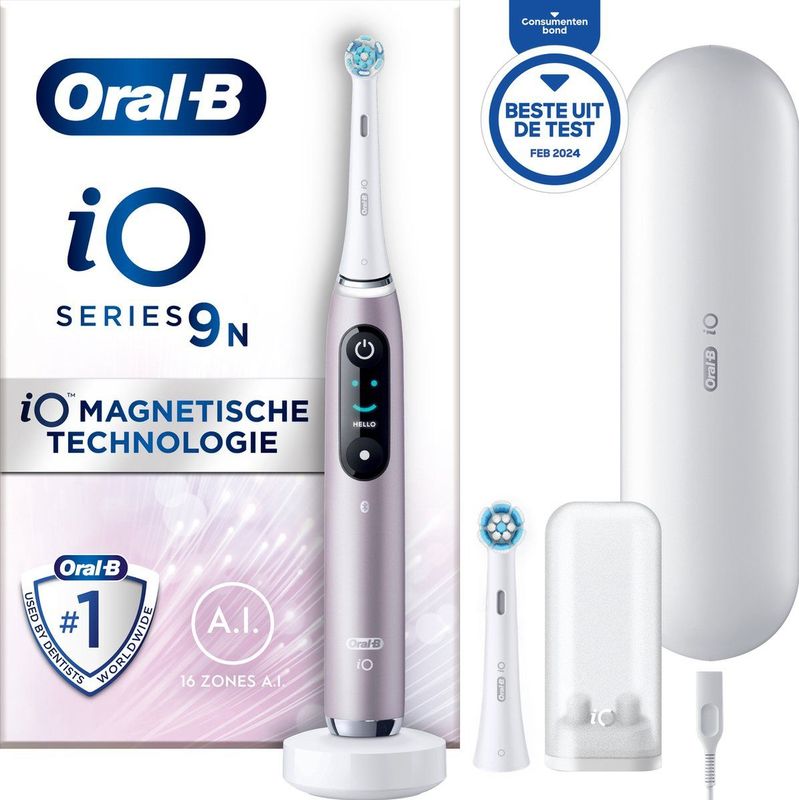 Oral-B iO 9N - Elektrische Tandenborstel - Rose Quartz