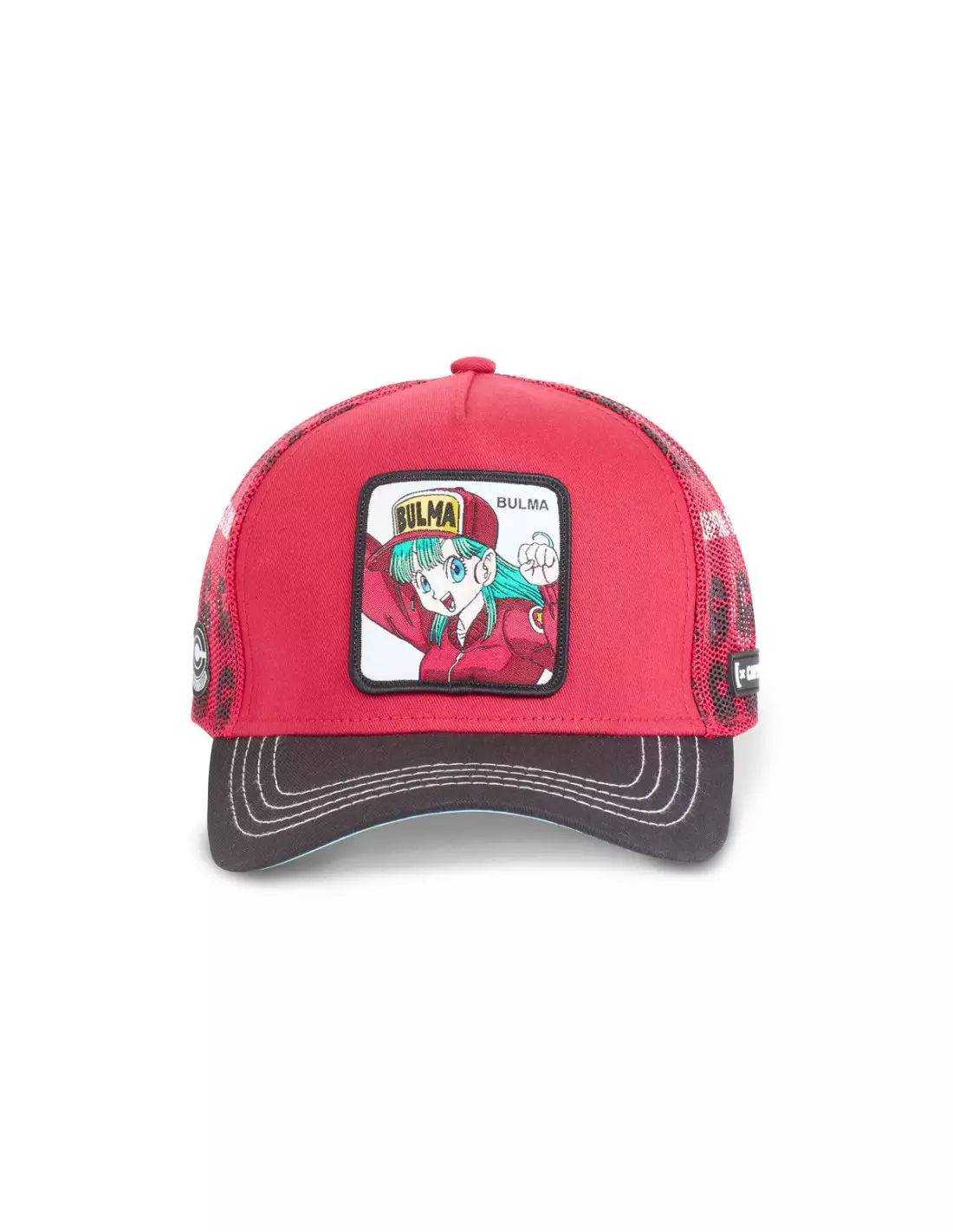 CAPSLAB Casquette DBZ Bulma - Casquettes Rouge