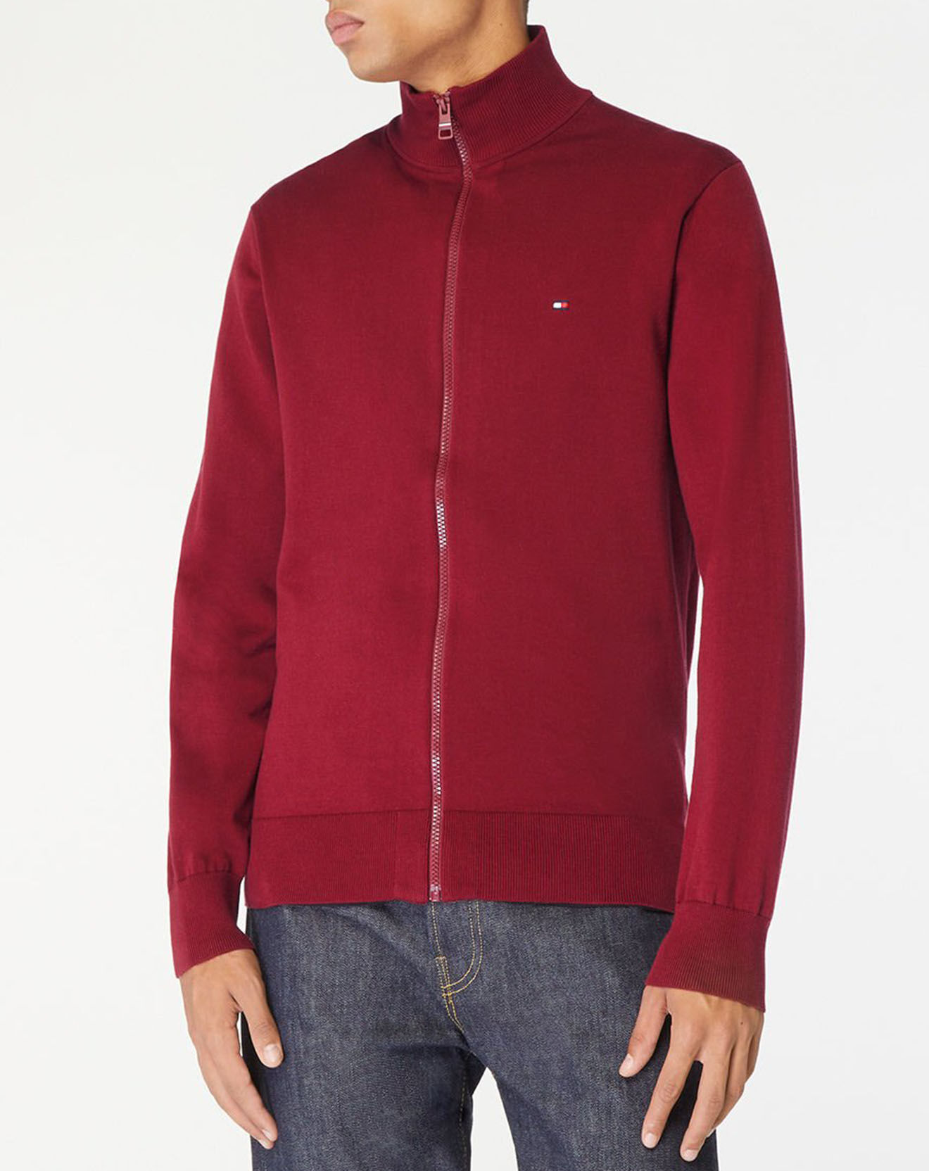 Tommy Hilfiger Gilet zippé 1985 bordeaux