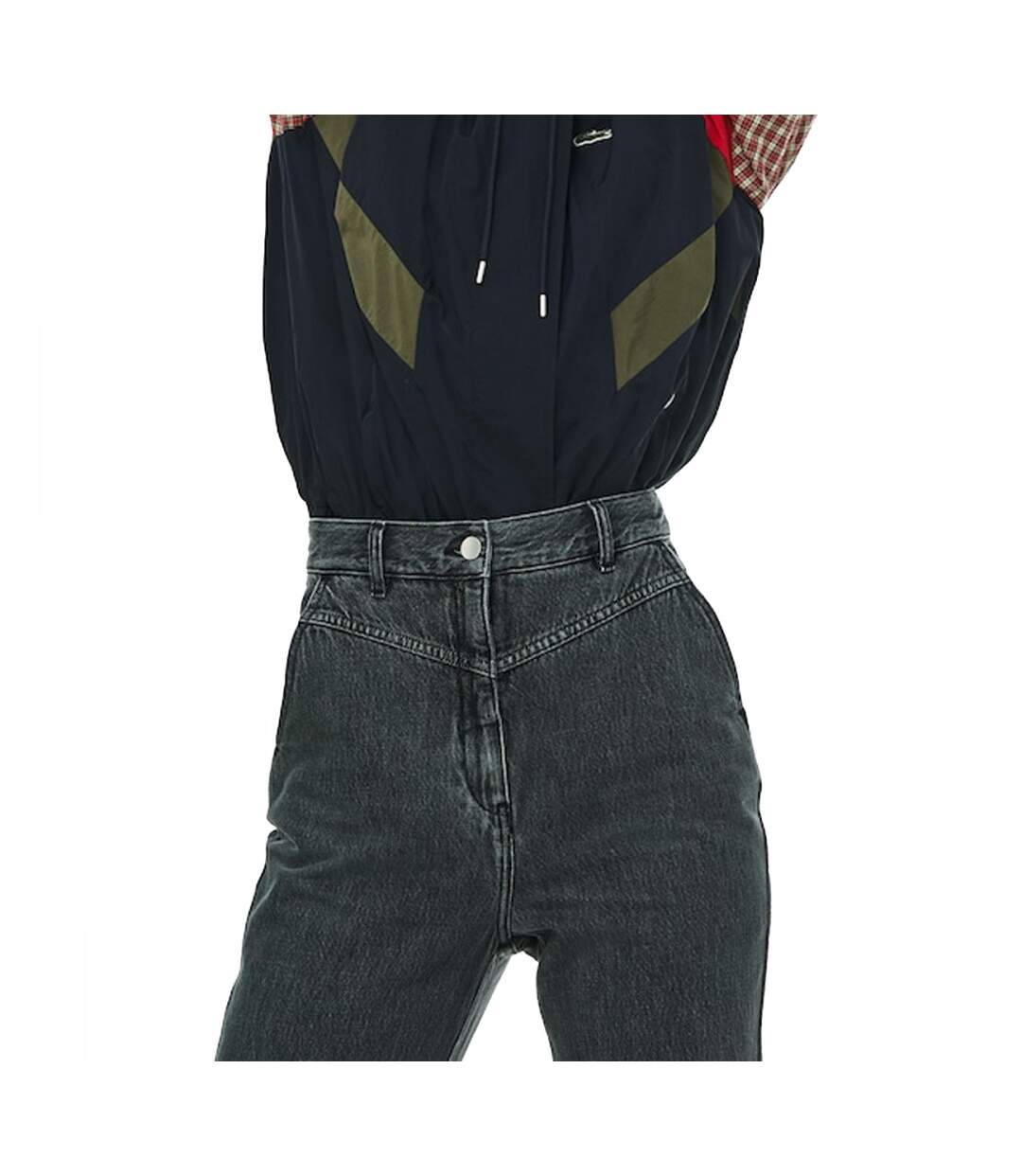 Jean Lacoste Gris délavé femme HF3204
