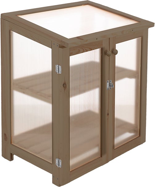 Esschert Design kweekkas verhoogd bruin 69,4 x 54 x 85 cm
