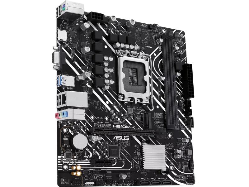 ASUS Mainboard PRIME H610M-K Micro-ATX-Motherboard mit LGA 1700 Sockel