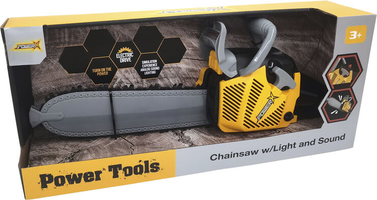 Legetøj POWER X. Chain Saw w/ Sou