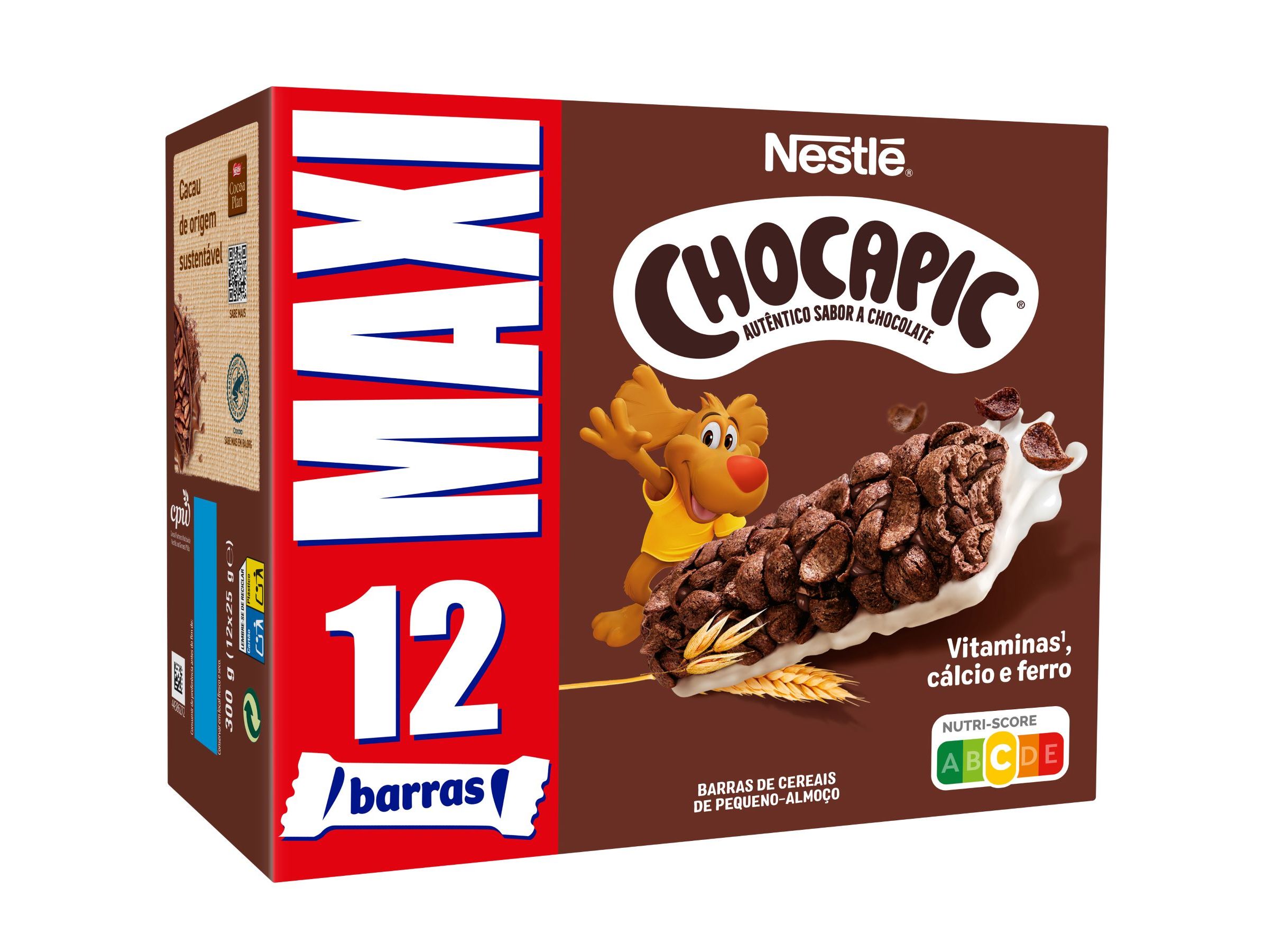 BARRAS DE CEREAIS CHOCAPIC PACK 12 UN