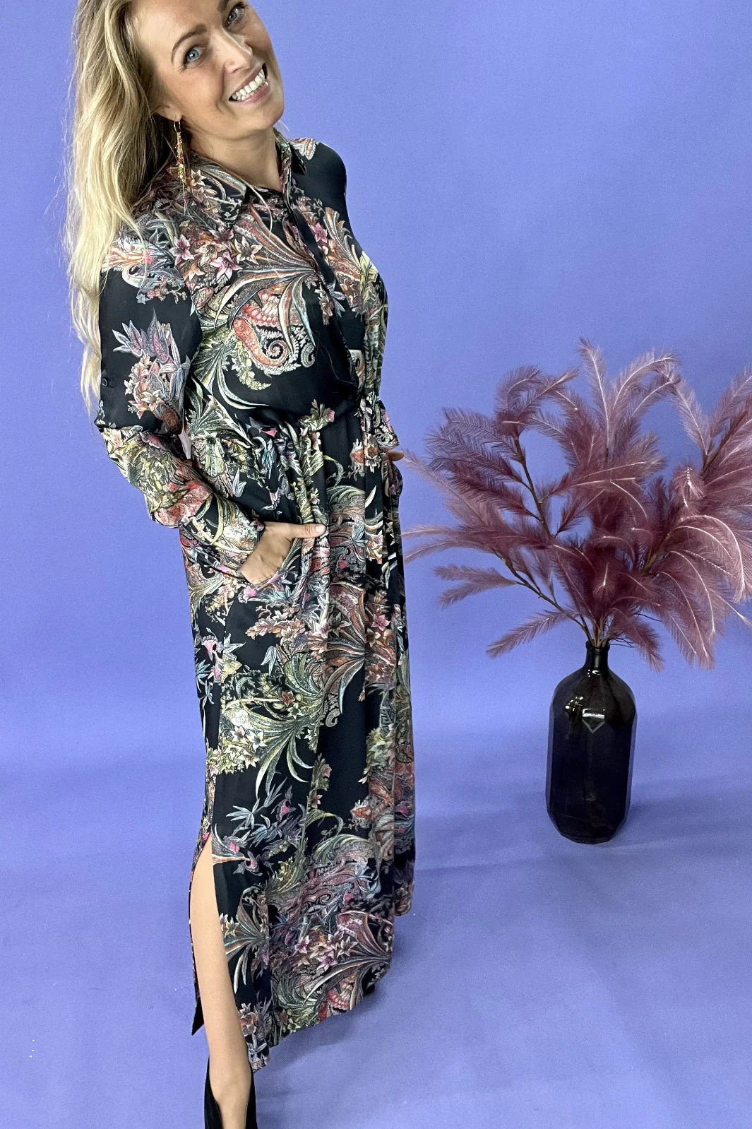 Karmamia Nakita Maxi Dress meadow black