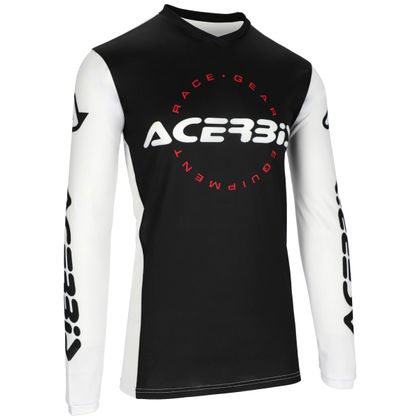Maillot cross Acerbis MX J-TRACK INC. 2024 - Noir / Blanc