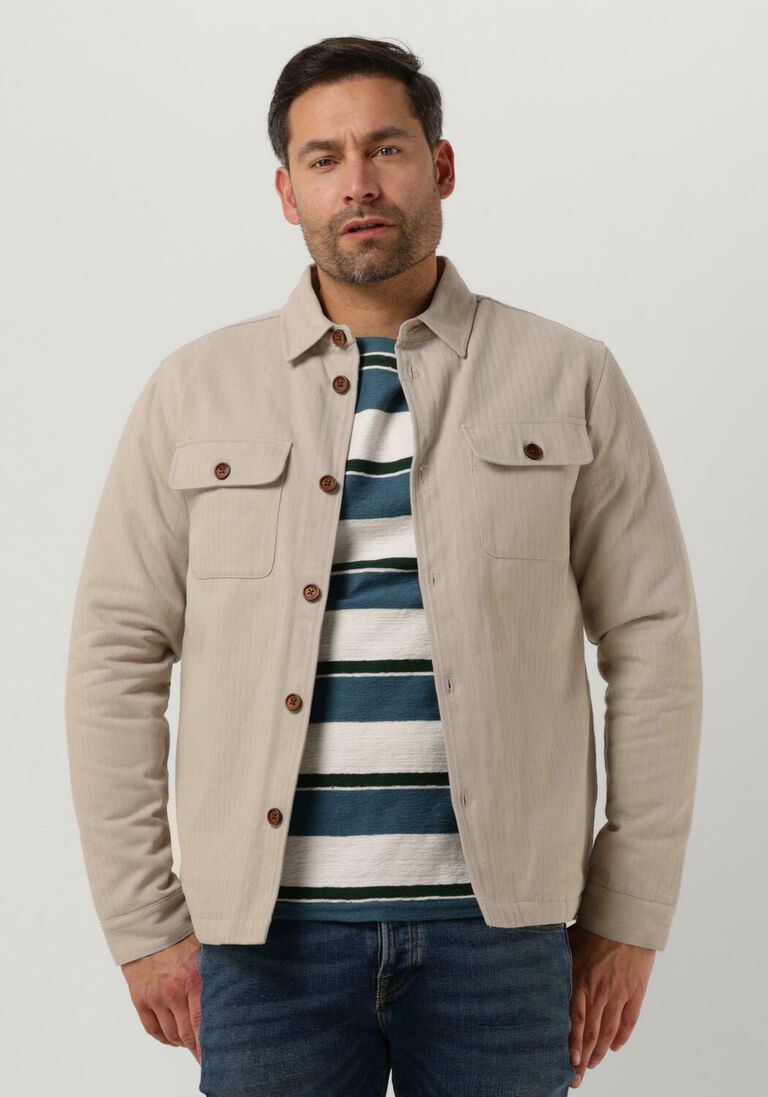 ANERKJENDT beige anerkjendt jack akoscar quilted os