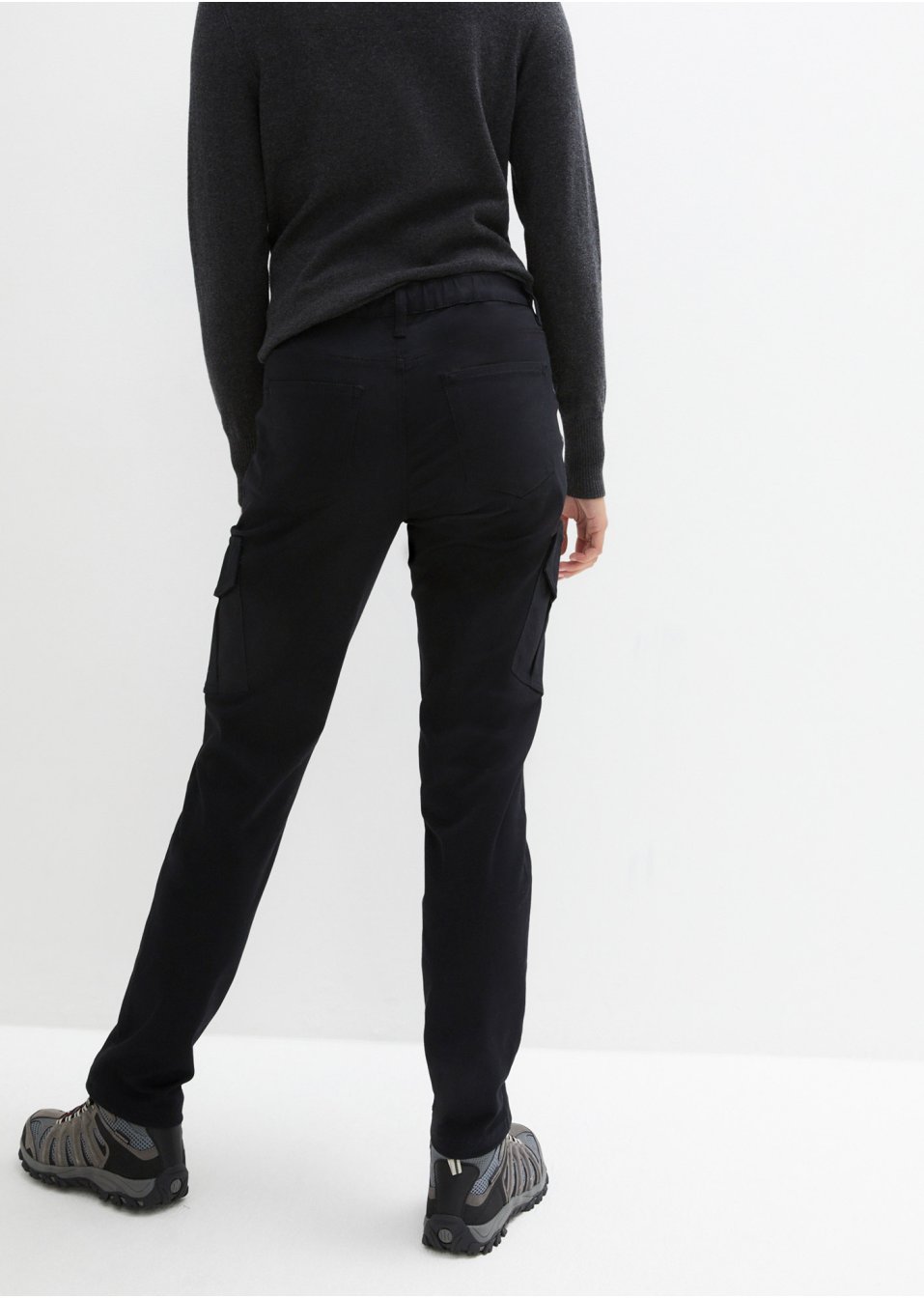 Pantalon fonctionnel imperméable en twill extensible, Straight