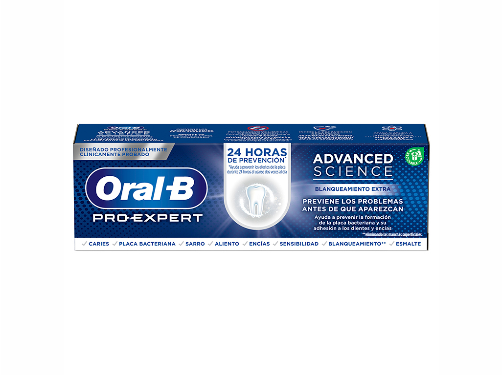 PASTA DENTÍFRICA ORAL B PRO-EXPERT ADVANCED SCIENCE BRANQUEADOR TOTAL 75ML