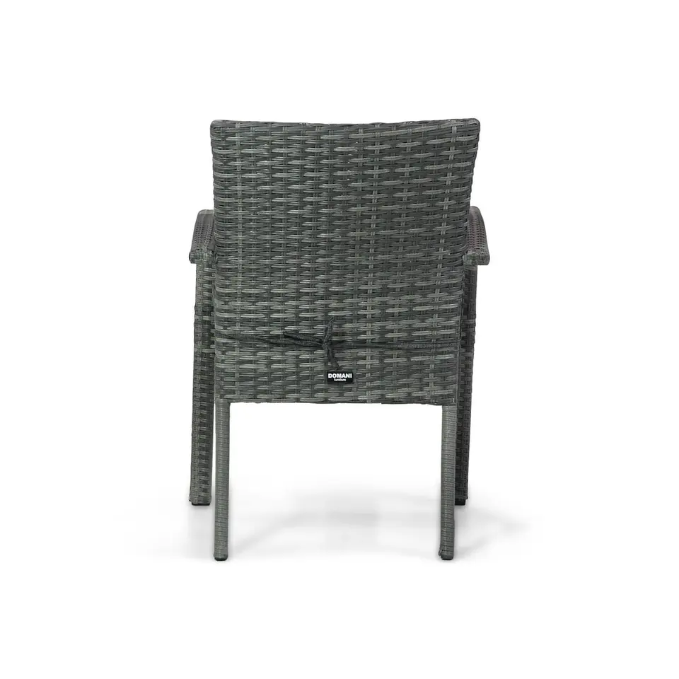 Tuinstoel Wicker Grijs-antraciet Domani Furniture Albergo