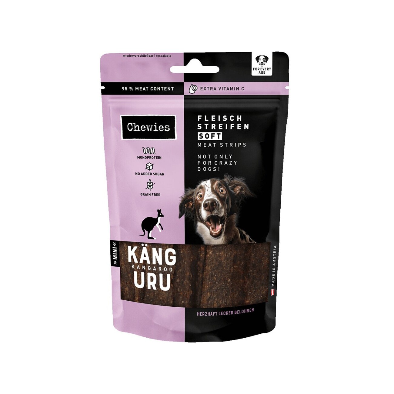 Chewies Fleischstreifen Känguru 70 g