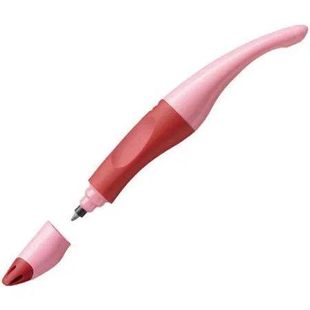 STABILO Ergonomischer Tintenroller EASYoriginal pastel hearts, bordeauxrot/rosa, Rechtshänder