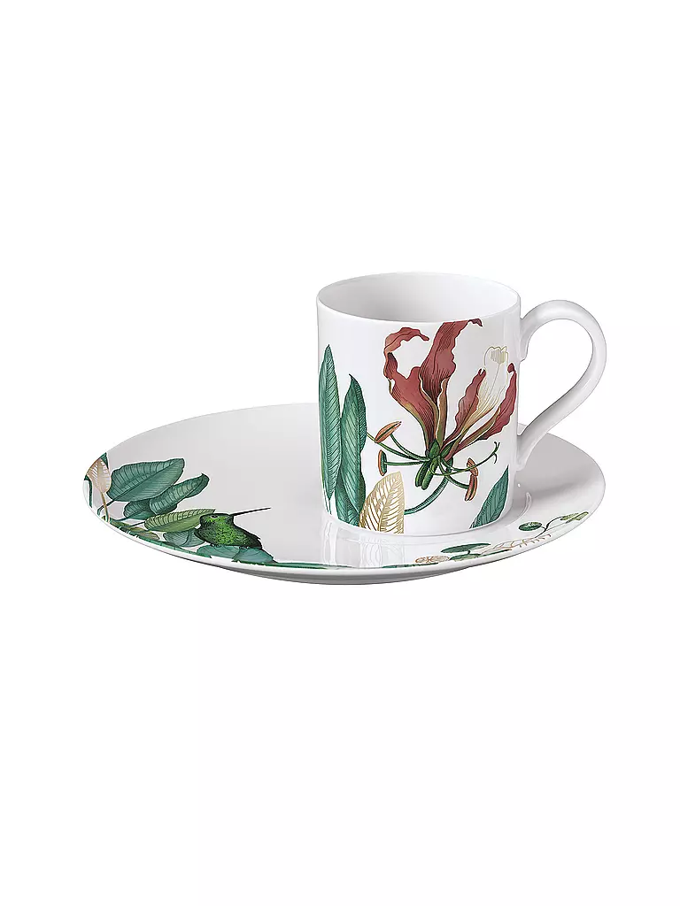 VILLEROY & BOCH SIGNATURE Kaffee Obertasse 0,21l Avarua Weiss bunt