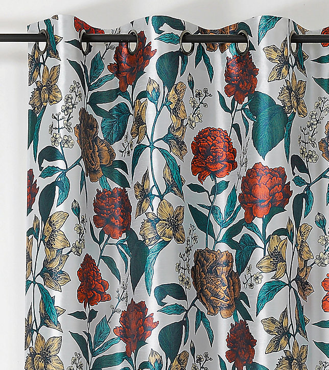 Voilage parfum en polyester Linder L.150 x H.240 cm rouge