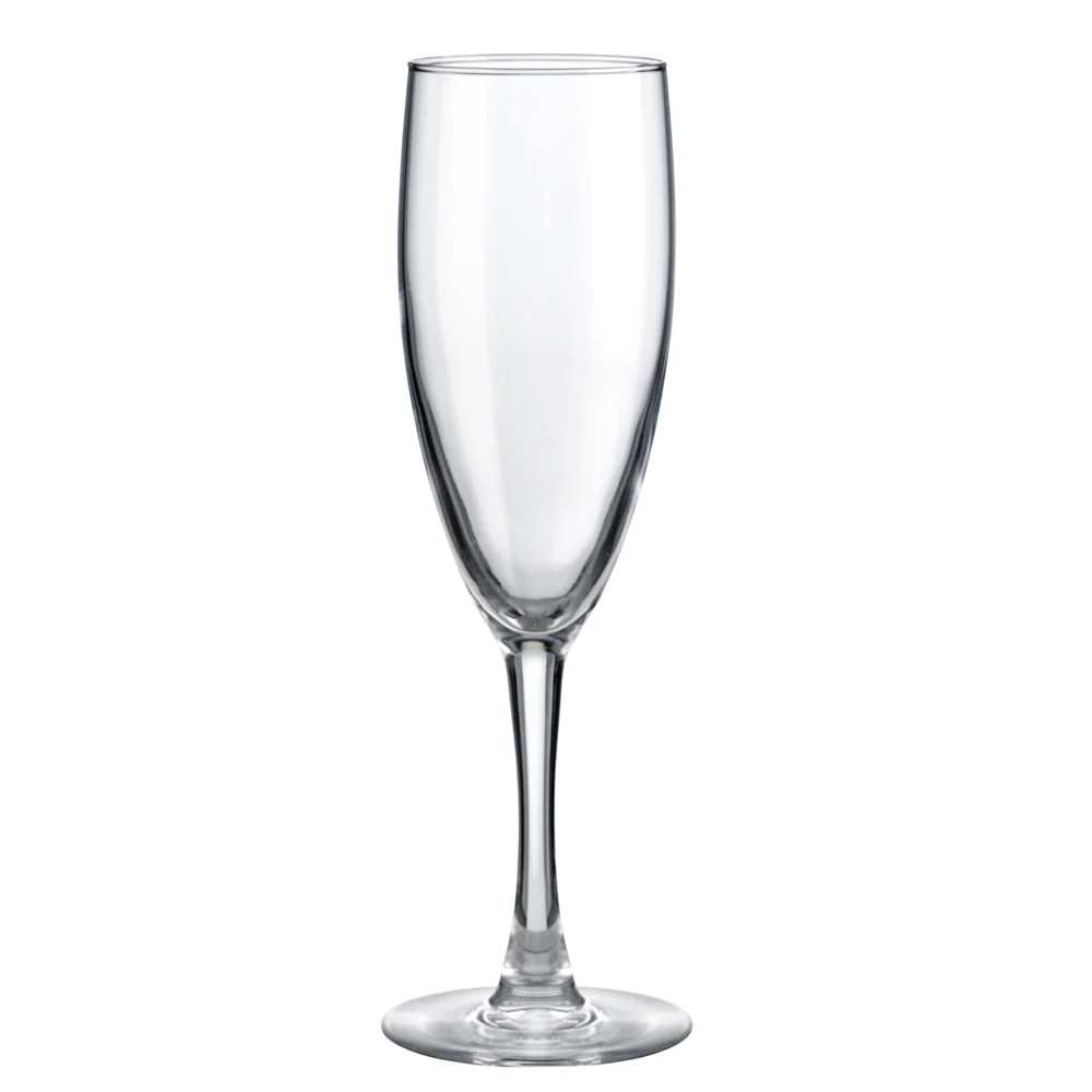 Boîte de 12 flûtes à champagne trempées Merlot 15 cl Vicrila