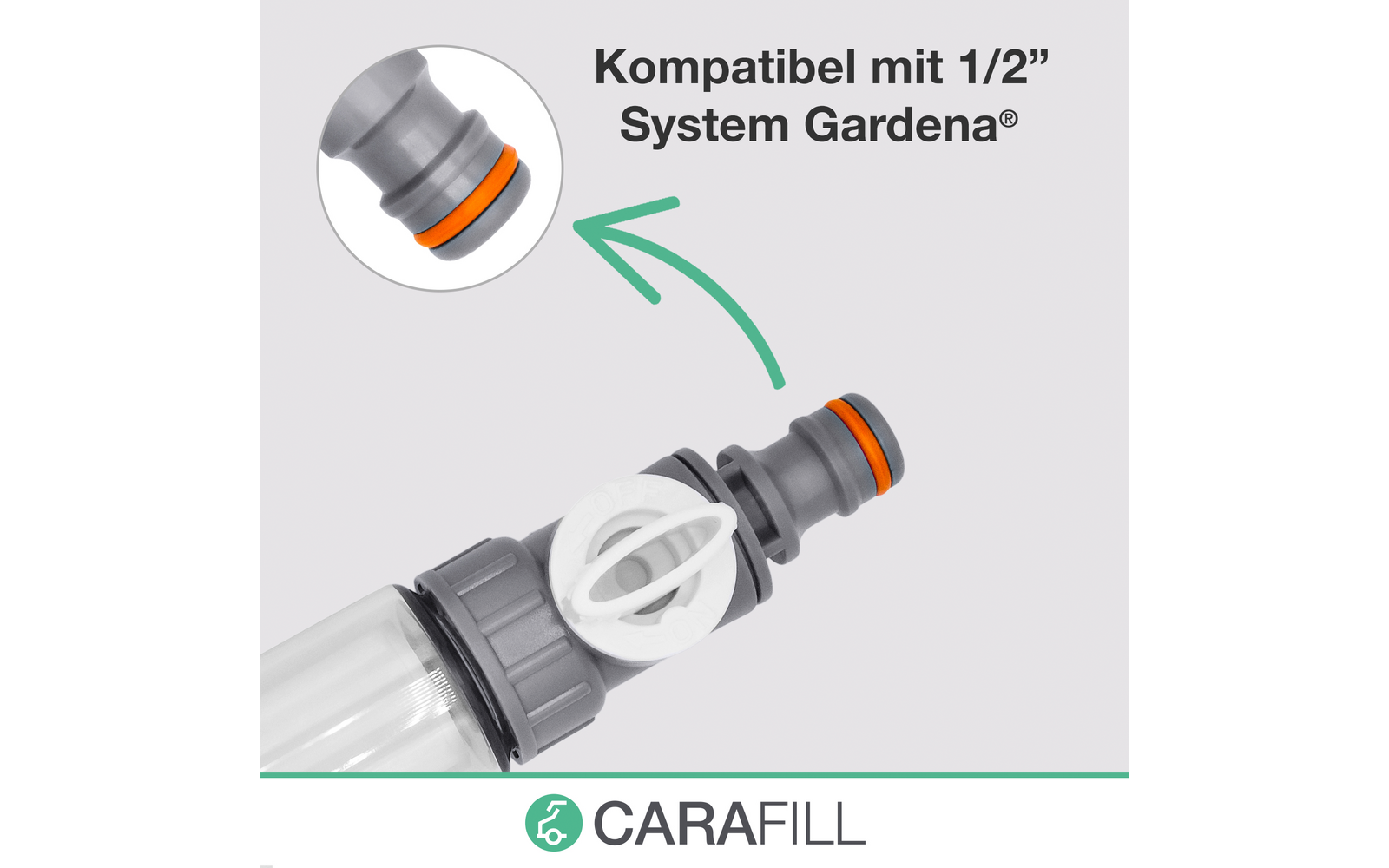 CARAFILL Befüllfilter COUNT mit Wasseruhr 19028 für Wohnmobil, Caravan, Wohnwagen und Boot